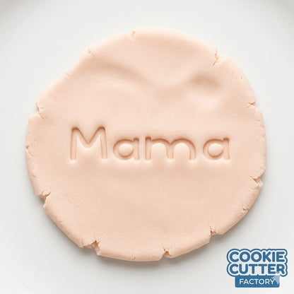 Mama Mini Block Text Embosser Stamp – Mother's Day Collection