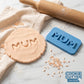 MUM Mini Block Text Embosser Stamp – Mother's Day Collection
