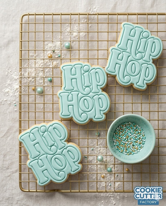 Retro Hip Hop Easter Cookie Cutter and Embosser Set – Easter Collection