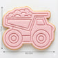 Dump Truck Cookie Cutter and Embosser Stamp | Construction Vehicle, Builder Party