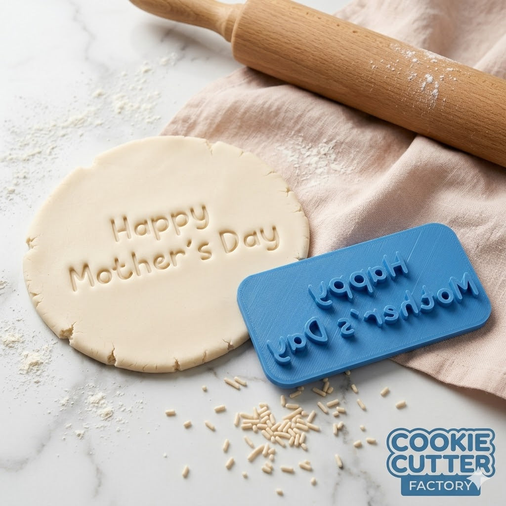 Happy Mother's Day Mini Block Text Embosser Stamp – Mother's Day Collection