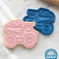 Dump Truck Cookie Cutter and Embosser Stamp | Construction Vehicle, Builder Party