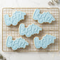 Easter Script Cookie Cutter and Embosser Stamp | Modern Calligraphy, Spring Holiday, Text Plaque