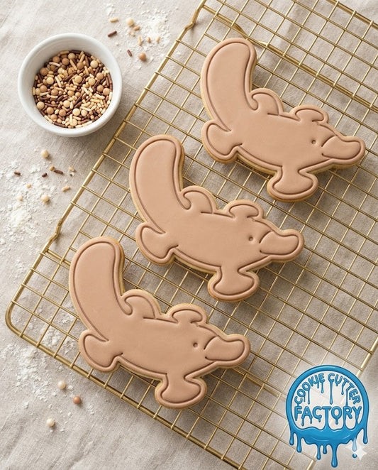 Cute Platypus Cookie Cutter and Embosser Stamp | Australian Wildlife, Animal Party