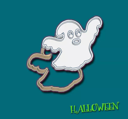 Halloween Creatures Cookie Cutter & Stamp Set Style 1