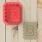 Heart Stamp Cookie Cutter and Embosser Stamp Set Valentine's Day