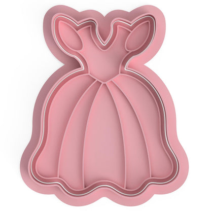 Princess Cookie Cutter & Embosser Stamps Set Fantasy & mythical