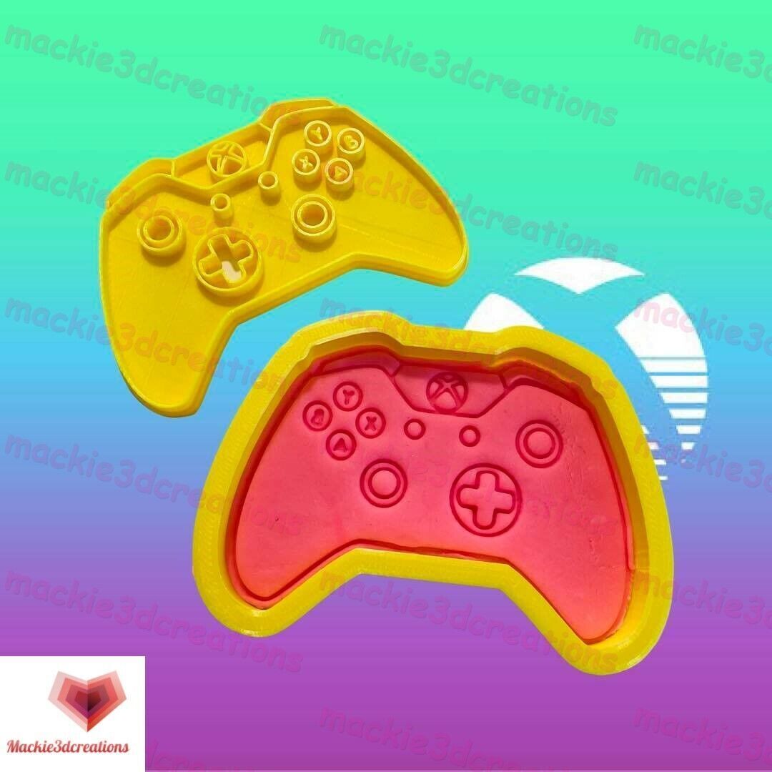 Game Controller Cookie Cutter and Embosser Stamp Gaming