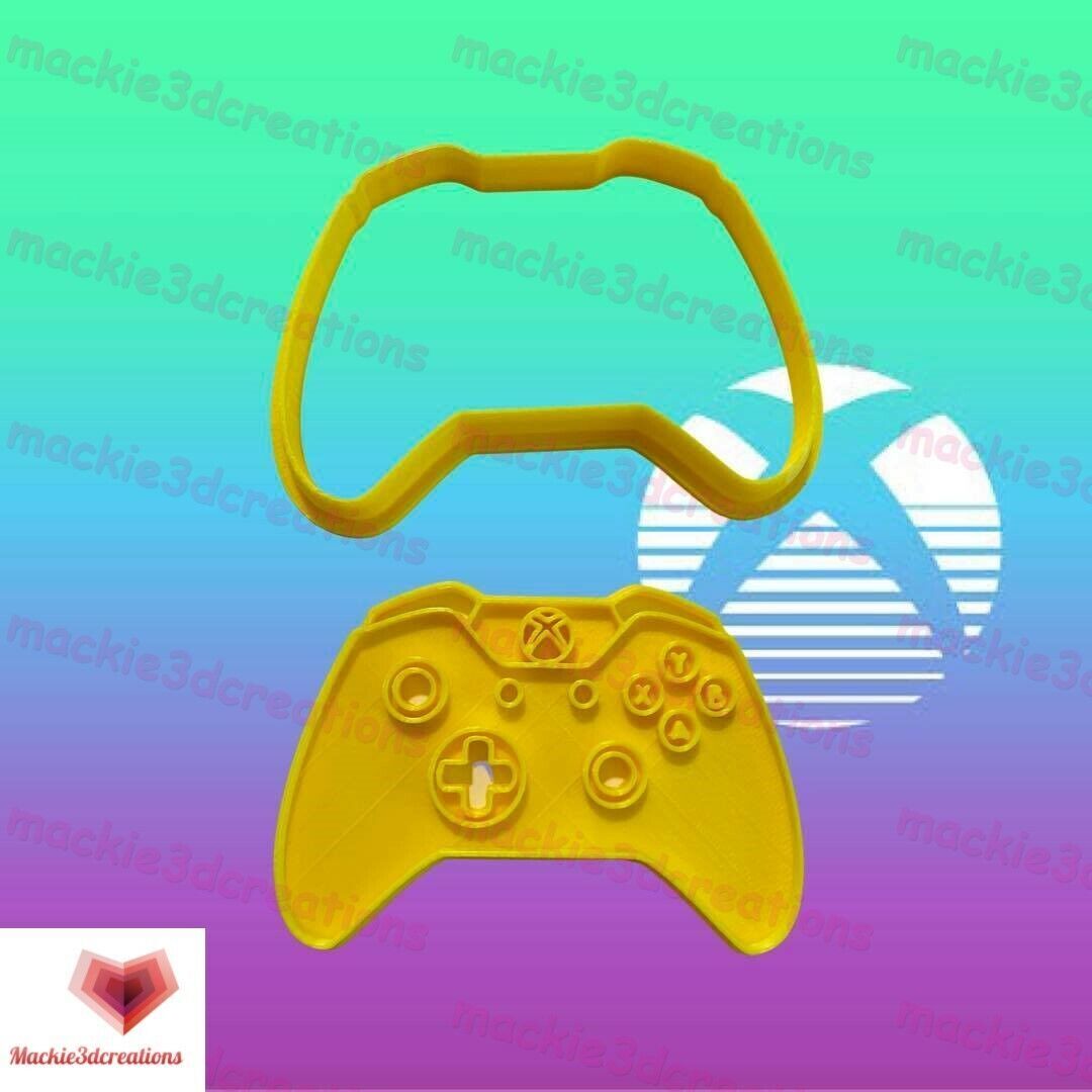 Game Controller Cookie Cutter and Embosser Stamp Gaming