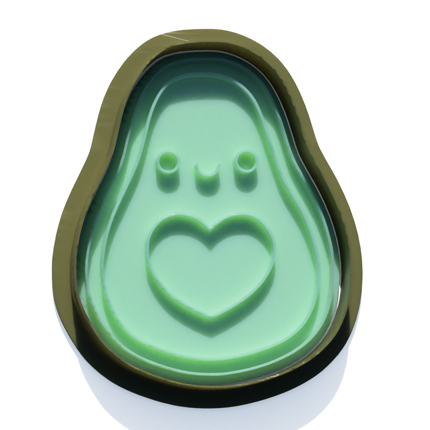 Avocado Love: Cookie Cutter and Embosser Stamp Set Valentine Food