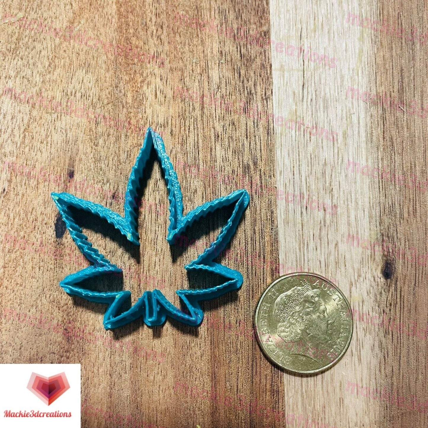 Cannabis Marijuana Leaf Weed 420 Cookie Cutter & Stamp Embosser Set