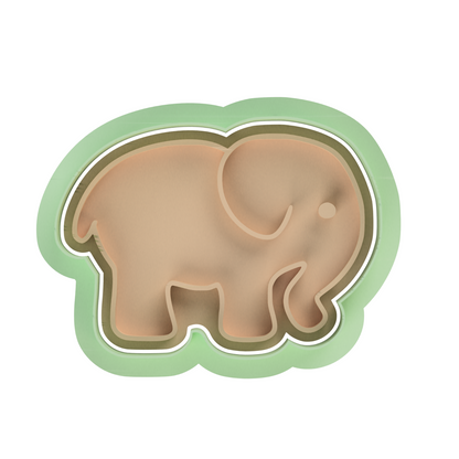 Elephant  Cookie Cutter and Embosser Stamp animals