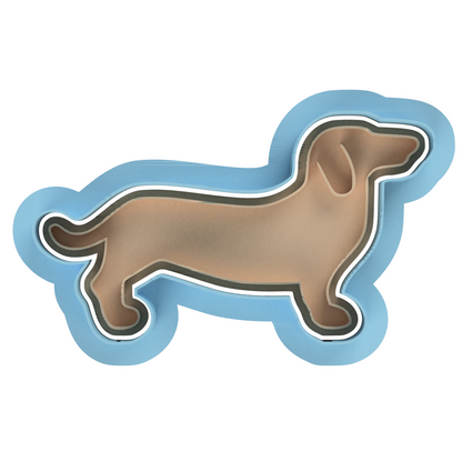 Dachshund Cookie Cutter & Embosser Stamp Dog Animals