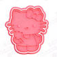 HELLO KITTY Cookie Cutter & Embosser Stamps Set kids tv movie gaming