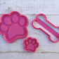 Paw & Bone  Cookie Cutter And Embosser Stamp Animals