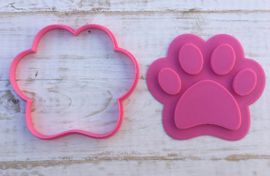 Paw & Bone  Cookie Cutter And Embosser Stamp Animals