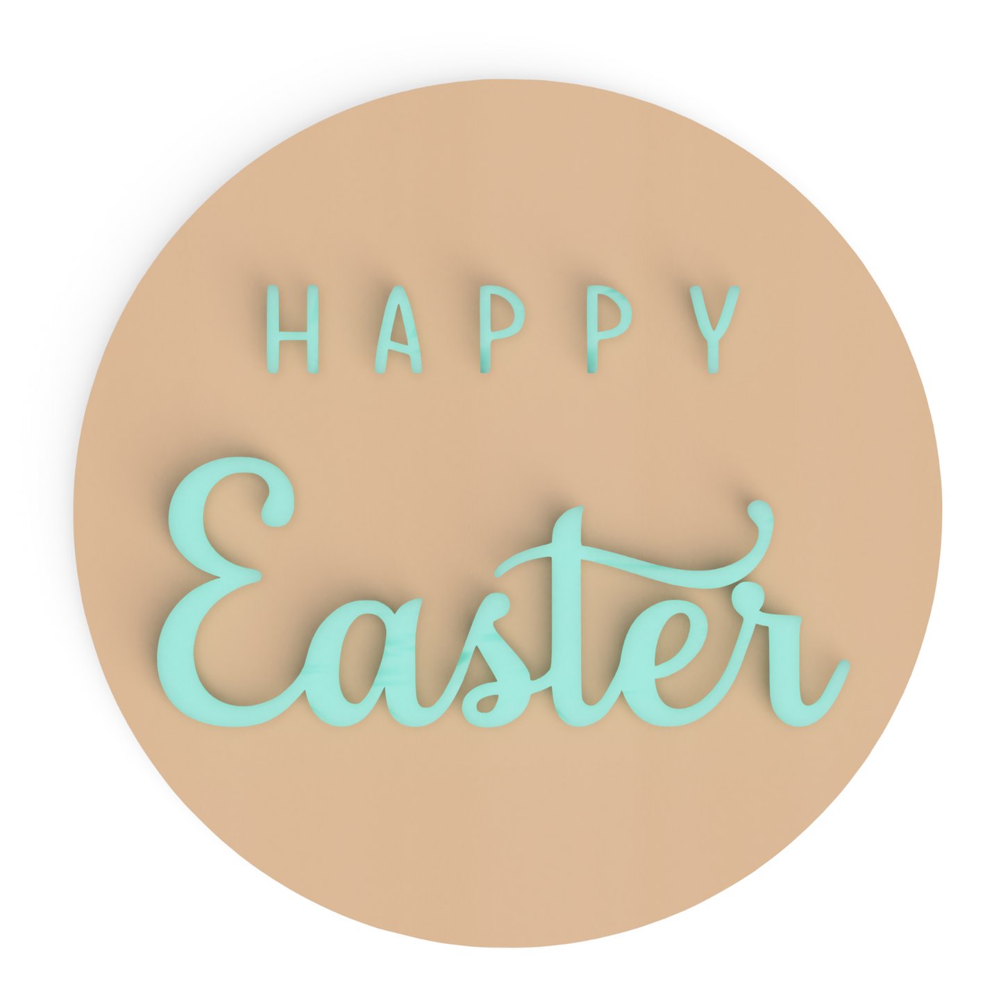 Happy Easter Cookie Cutter & Embosser Stamp  Style 2