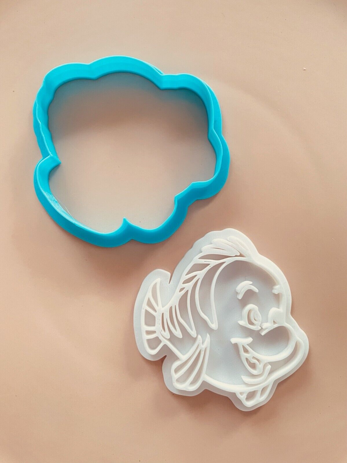 Mermaid Princess Cookie Cutter & Embosser Stamps Set Kids TV Movie Gaming