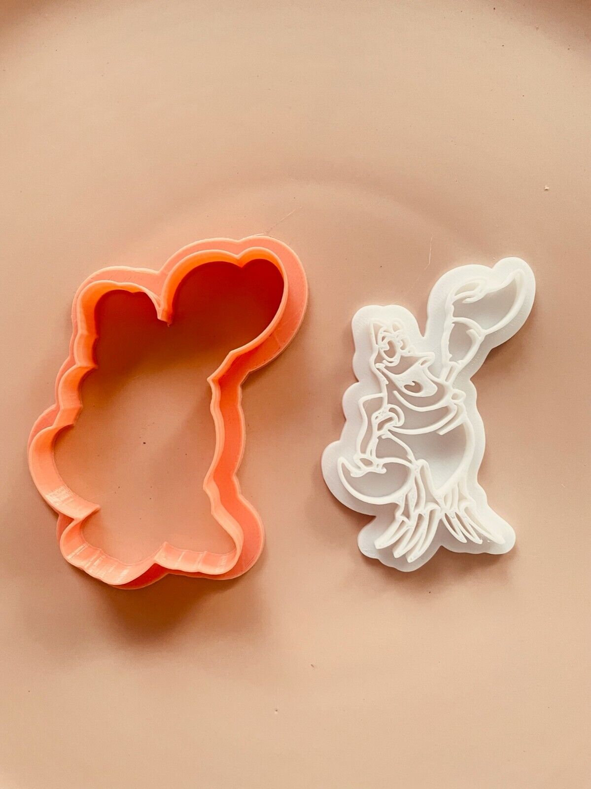 Mermaid Princess Cookie Cutter & Embosser Stamps Set Kids TV Movie Gaming