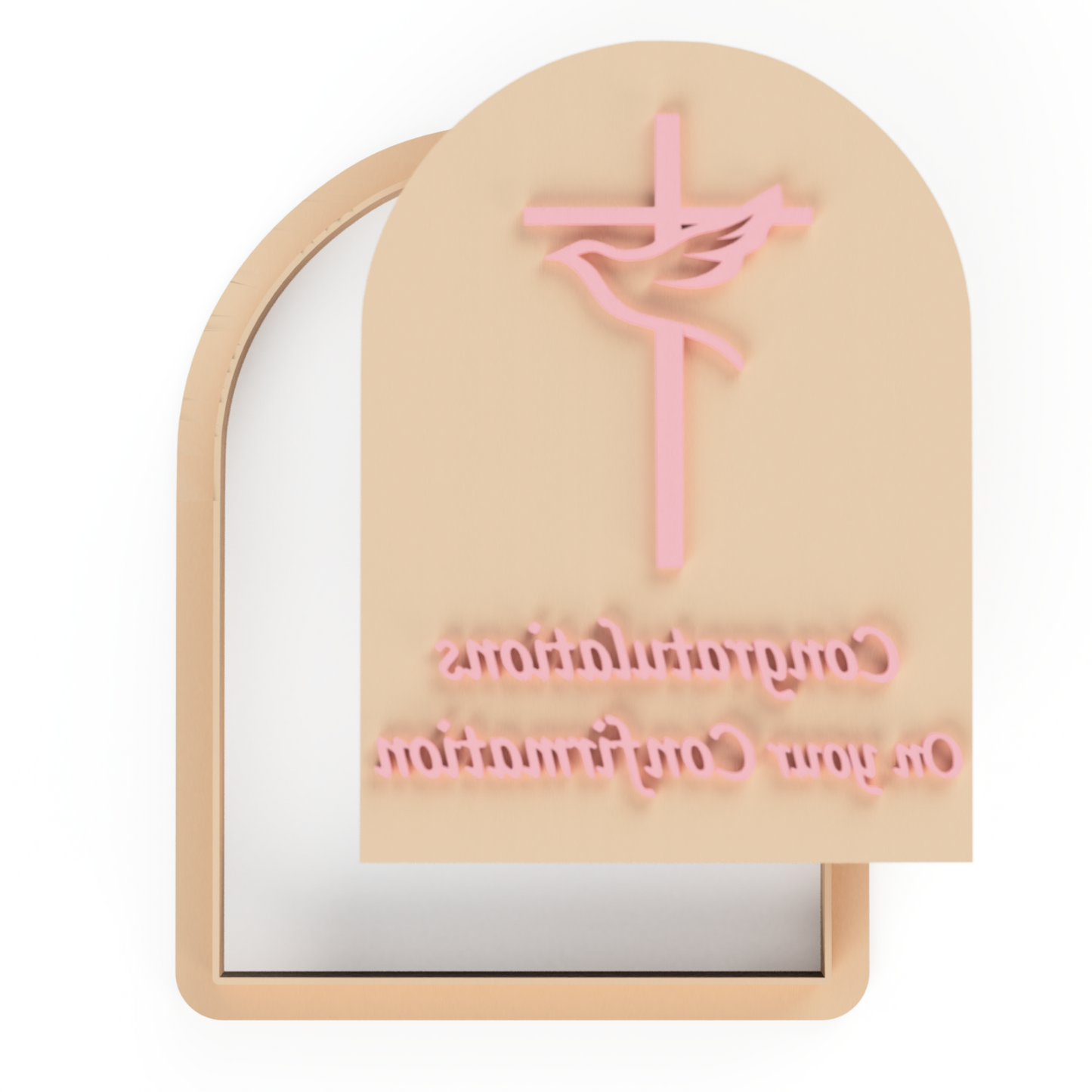 Congratulations on your Confirmation Cookie Cutter & Embosser Stamp Religious