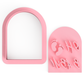 Oh Baby Arch Cookie Cutter and Embosser Stamp Set
