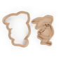 Mr. & Mrs. Easter Bunny Cookie Cutter and Embosser Stamp