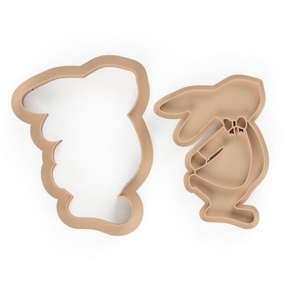 Mr. & Mrs. Easter Bunny Cookie Cutter and Embosser Stamp