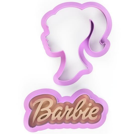 Doll Character Cookie Cutter & Embosser Stamps Set Kids TV