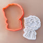 Frosty Adventure Cookie Cutter & Embosser Stamps Set - Animated Snow Theme  kids tv movie
