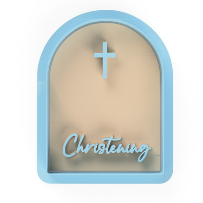 Christening Arch Cookie Cutter & Stamp Embosser Religious