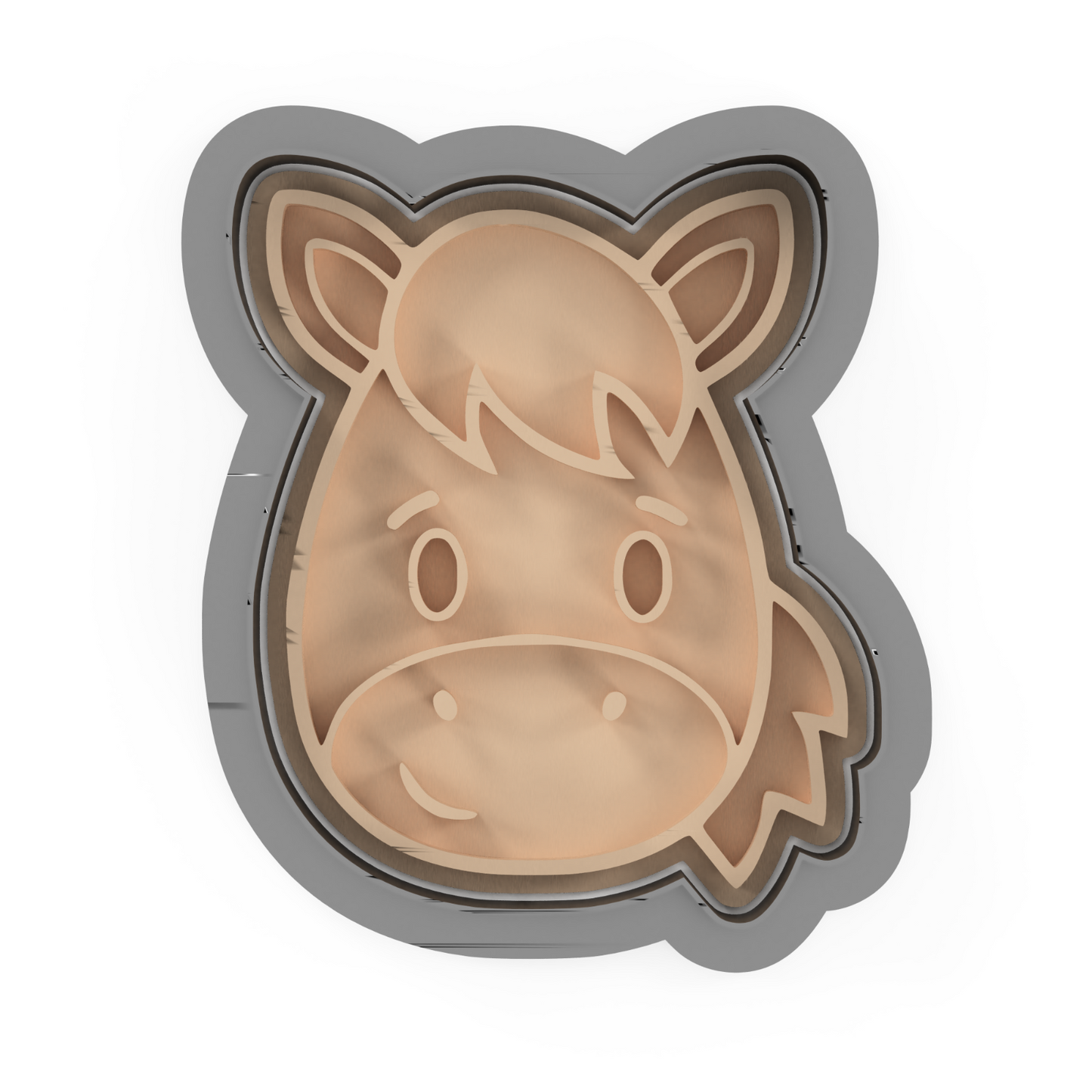 Farm Animals- Cookie Cutter And Embosser Stamp set