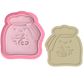Lucky Bag  Pouch Chinese New Year cookie cutter and embosser stamp
