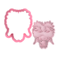 Dragon V2 Chinese New Year cookie cutter and embosser stamp