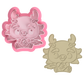 Dragon V1 Chinese New Year cookie cutter and embosser stamp