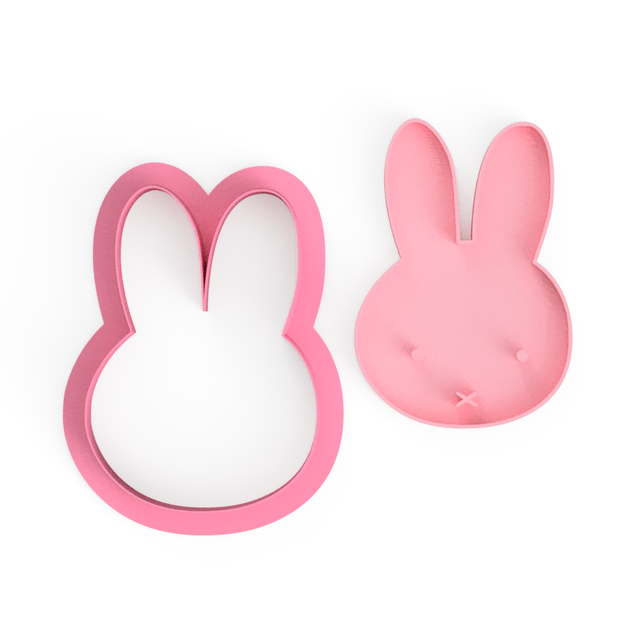 Miffy Bunny Cookie Cutter & Embosser Stamps Set kids tv movie